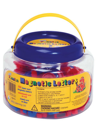 Jolly Phonics Magnetic Letters : In Precursive Letters (tub of 106)