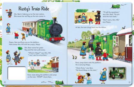 Poppy and Sam's Wind-Up Train Book - Image 2