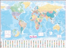 Collins World Wall Laminated Map