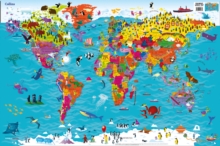 Collins Children's World Wall Map : An Illustrated Poster for Your Wall