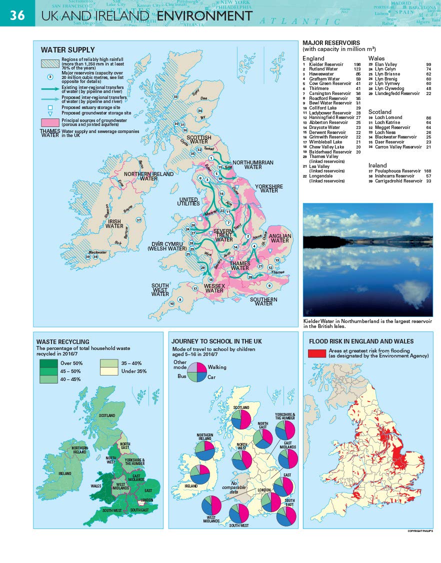 Philip's Modern School Atlas 100th Edition (Hardback) - Image 6