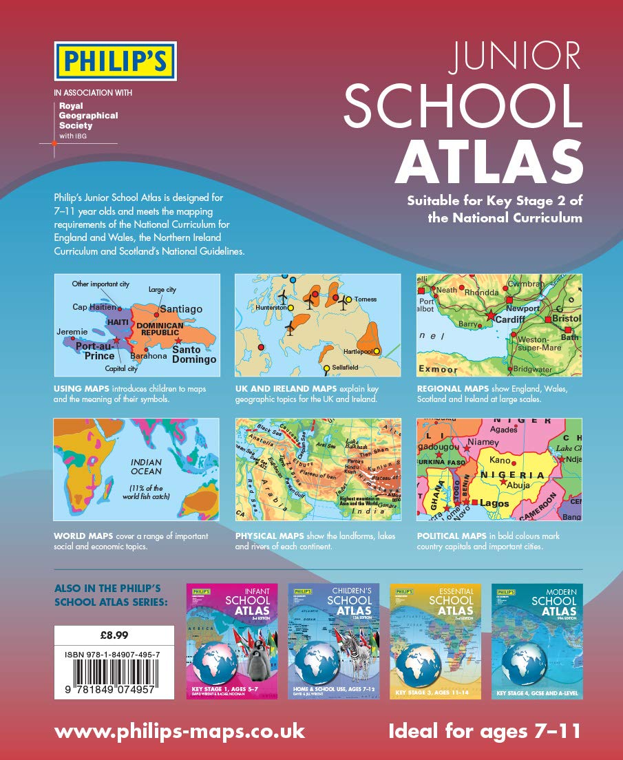 Philip's Junior School Atlas 11th Edition (Hardback - Image 5