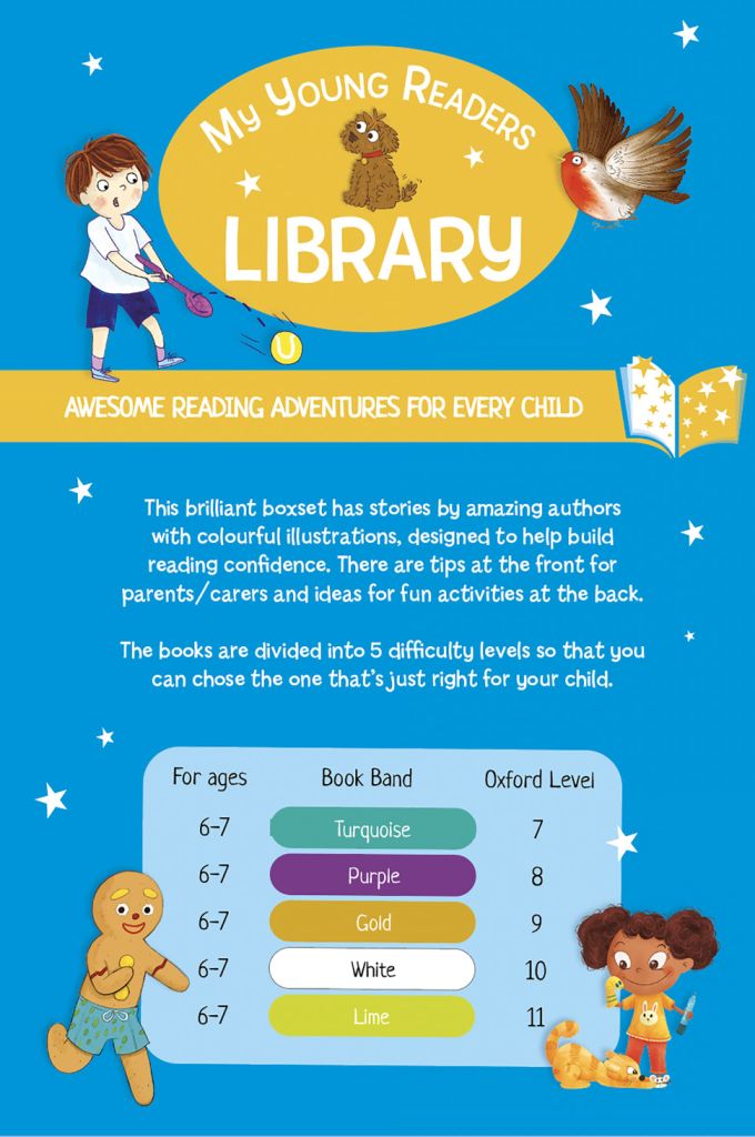 My Young Readers Library : 20 awesome reading books at turquoise, purple, gold, white and lime levels, perfect for children aged 5-7 who are building their reading confidence - Image 2