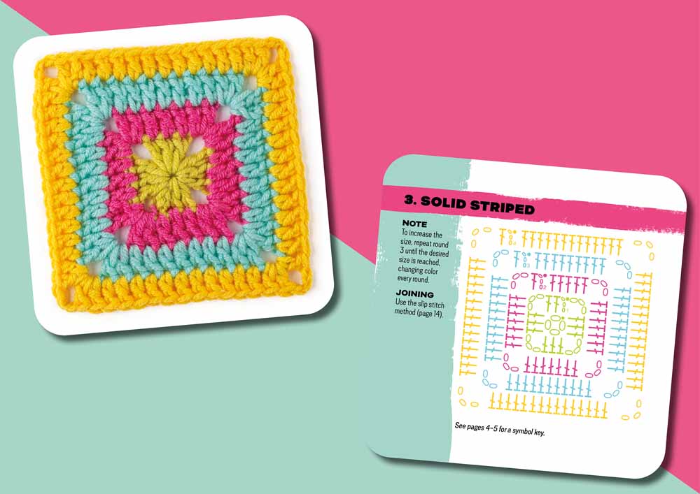 The Granny Square Card Deck : 50 Mix and Match Designs - Image 11