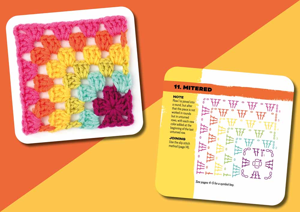The Granny Square Card Deck : 50 Mix and Match Designs - Image 12