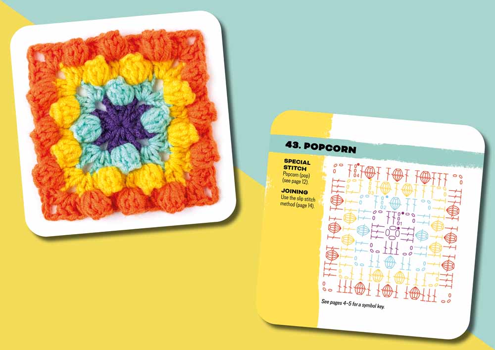 The Granny Square Card Deck : 50 Mix and Match Designs - Image 13
