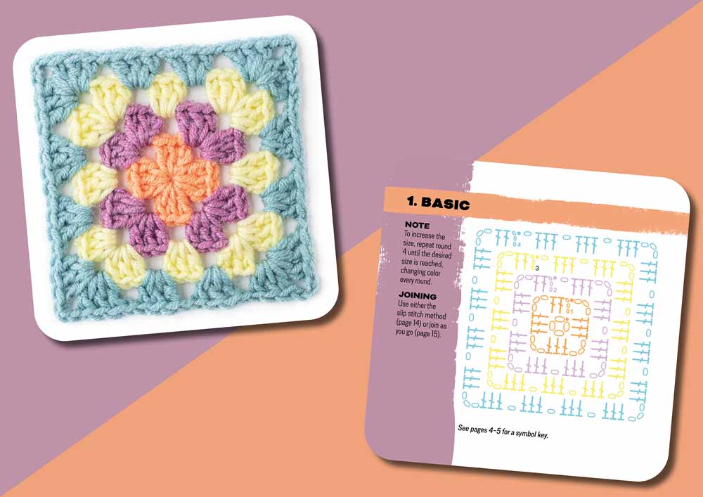 The Granny Square Card Deck : 50 Mix and Match Designs - Image 8