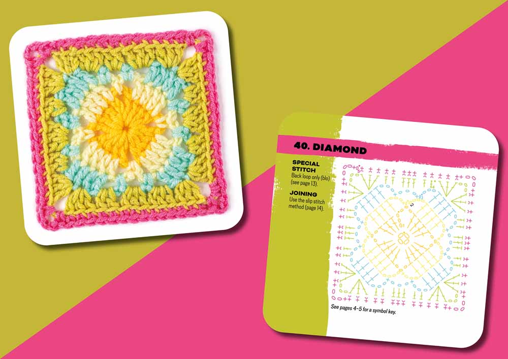 The Granny Square Card Deck : 50 Mix and Match Designs - Image 10